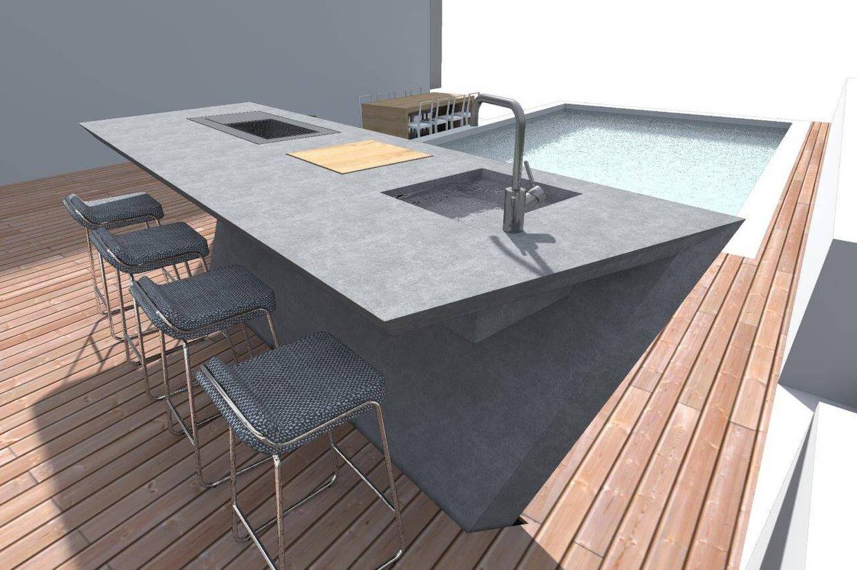 Outdoor-Küche - stayconcrete Outdoor-Küche - stayconcrete