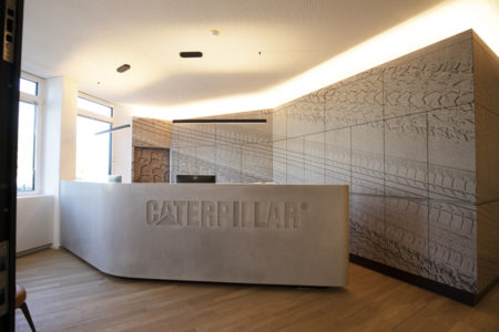 Caterpillar Reception Counter