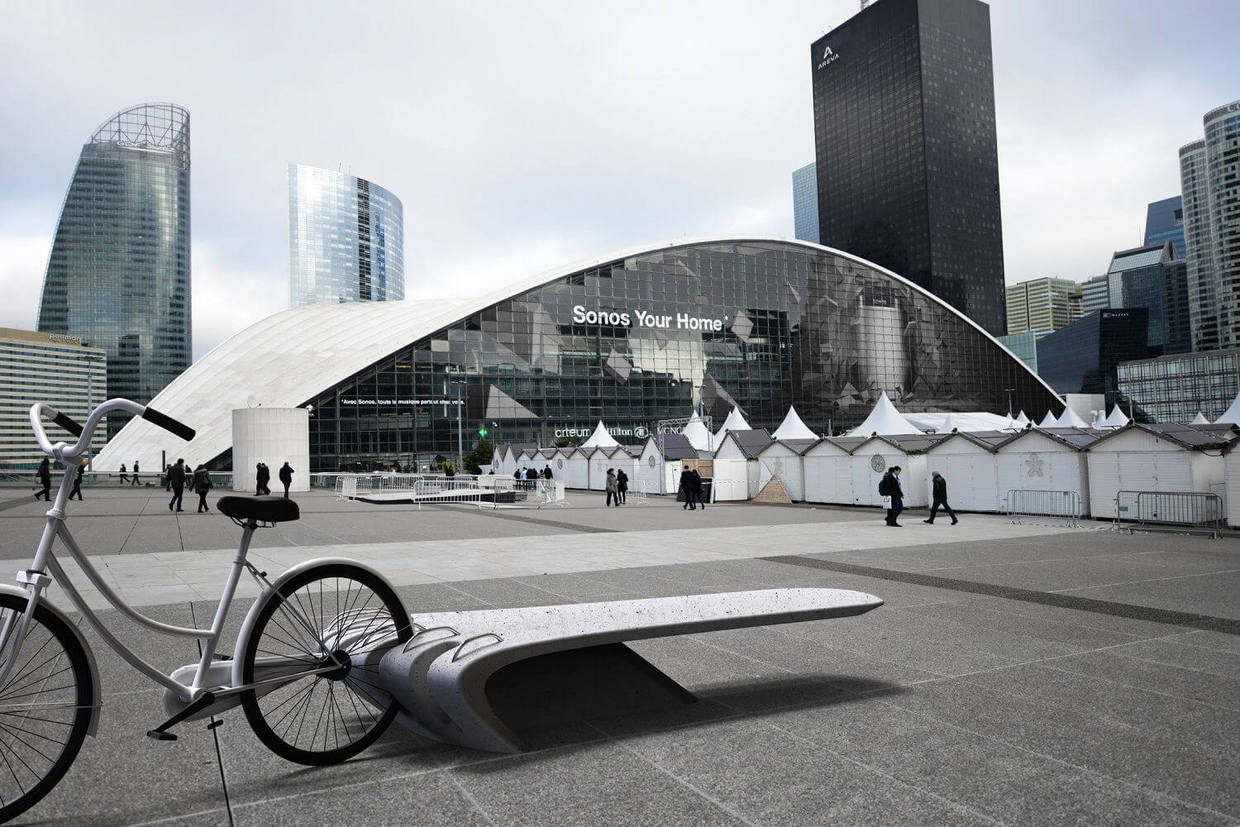 Gingko Beton Fahrradständer